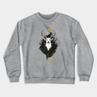 Fire - eclipse deer ink Crewneck Sweatshirt